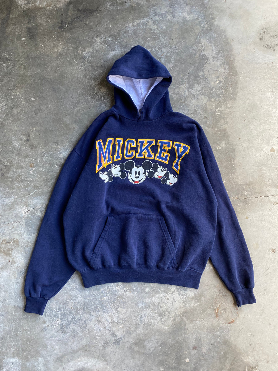 Vintage Mickey Mouse Hoodie - L