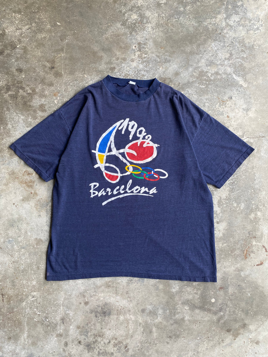 Vintage 1992 Barcelona Olympics T-Shirt - XL