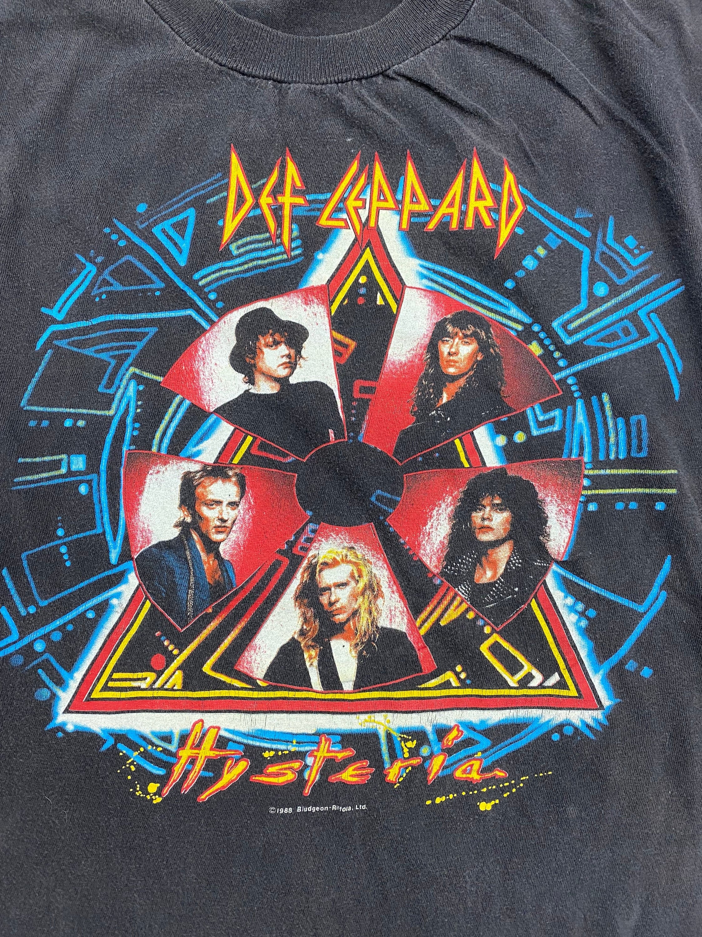 Def leppard clearance t shirt vintage