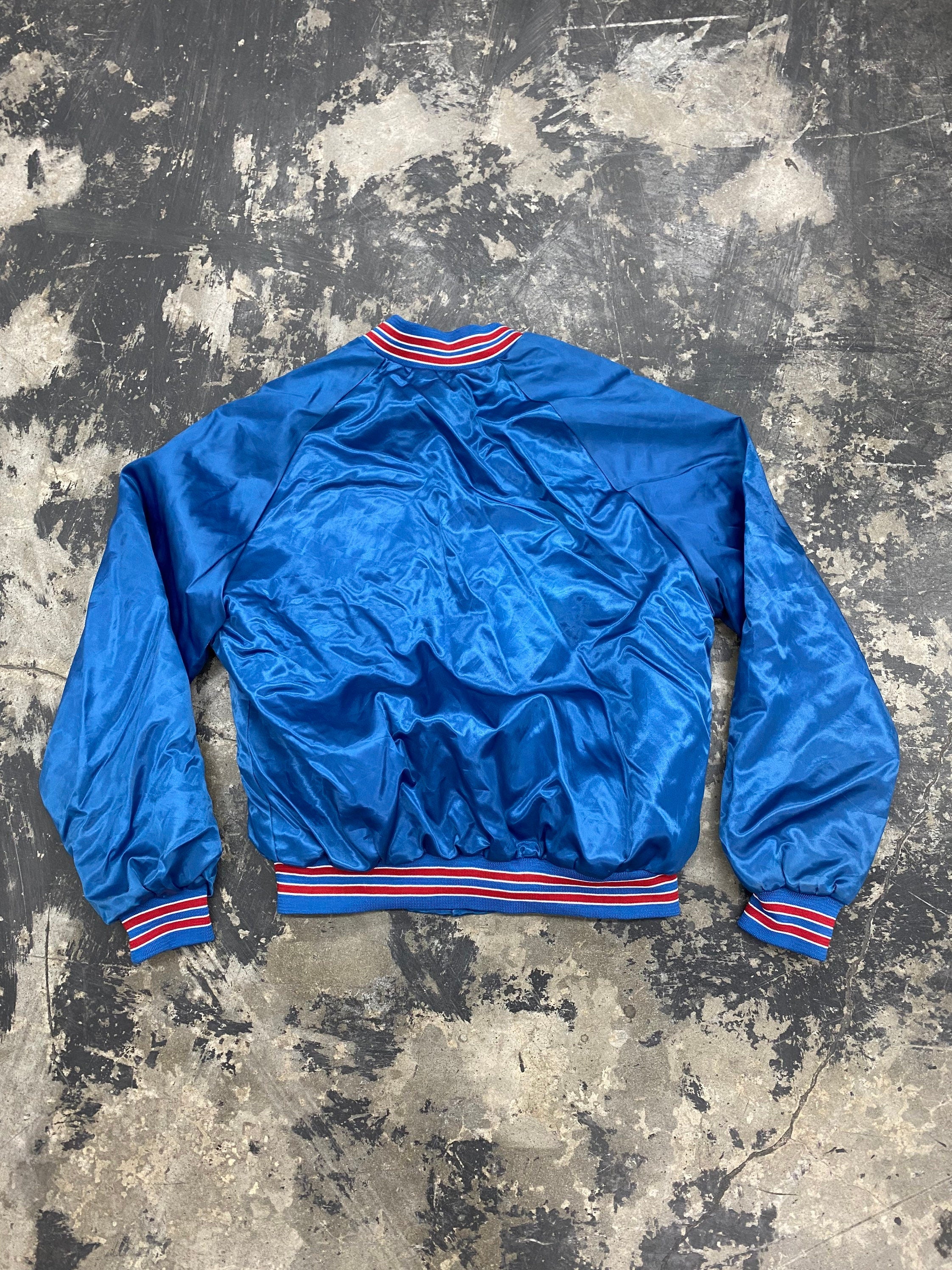 Vintage 90s Chicago Cubs Chalk Line Nylon Baseball Jacket Size