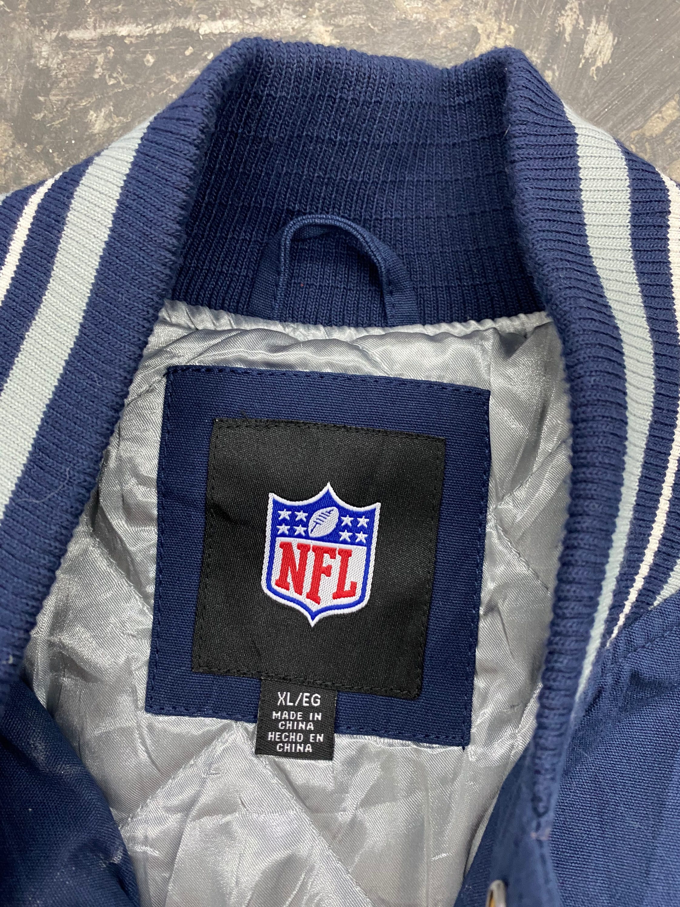 Vintage Dallas Cowboys 5 Times Super Bowl Champions Jacket Size XL