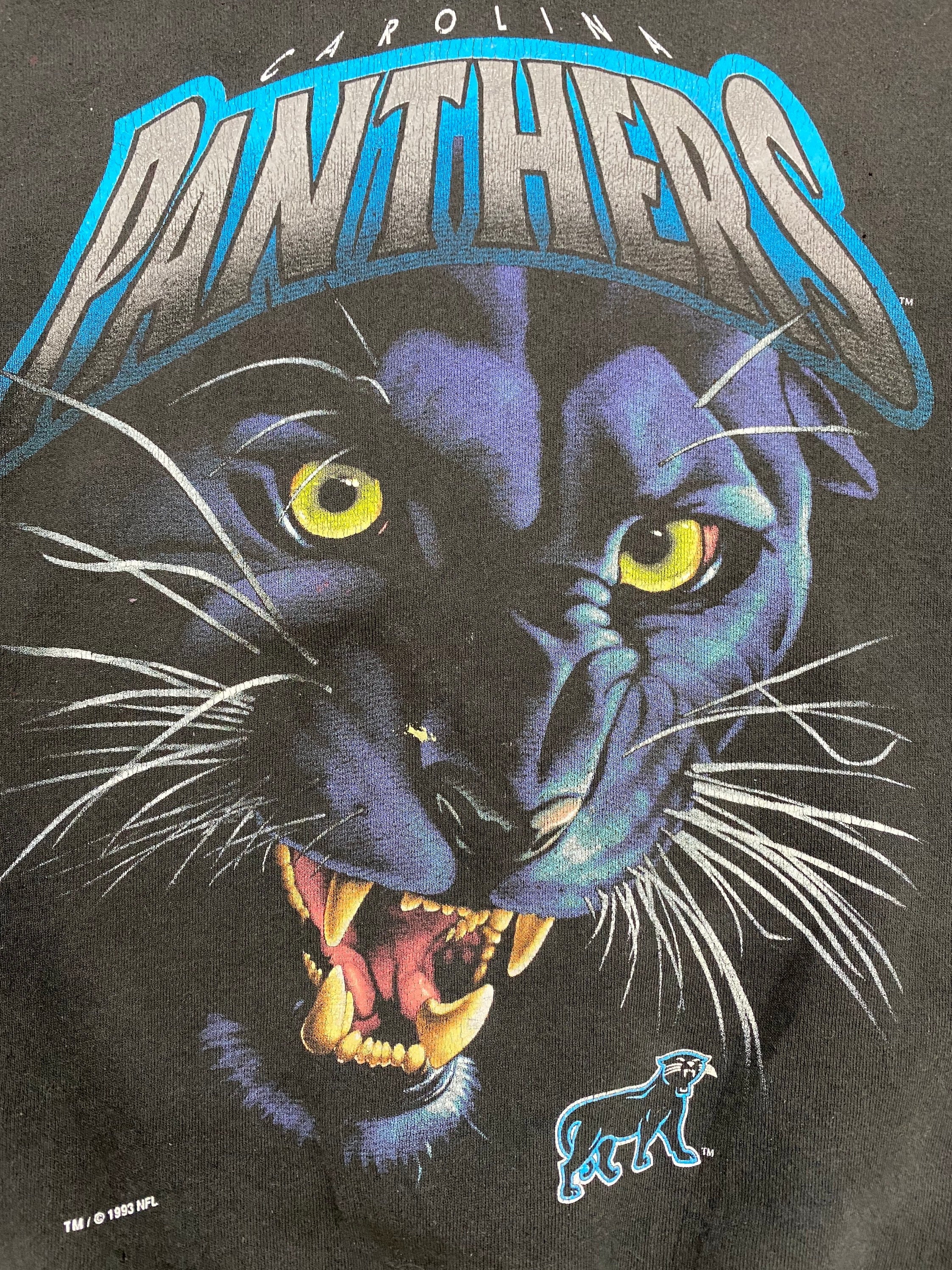 Vintage 90s Carolina Panthers Salem Sweatshirt Size XL