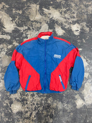 Vintage 90s New York Giants Logo 7 Windbreaker Nylon Jacket Size XL