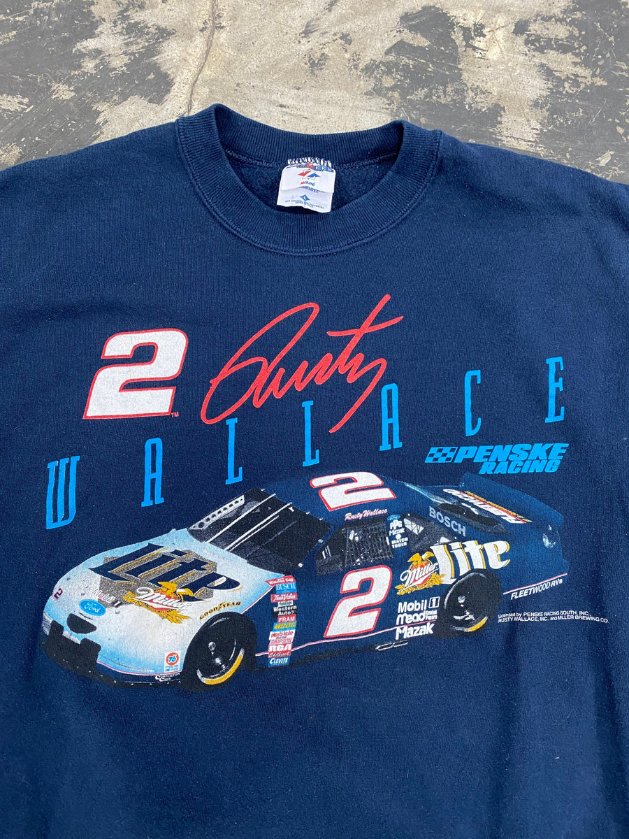 Vintage Nascar Rusty Wallace Sweatshirt Size Medium