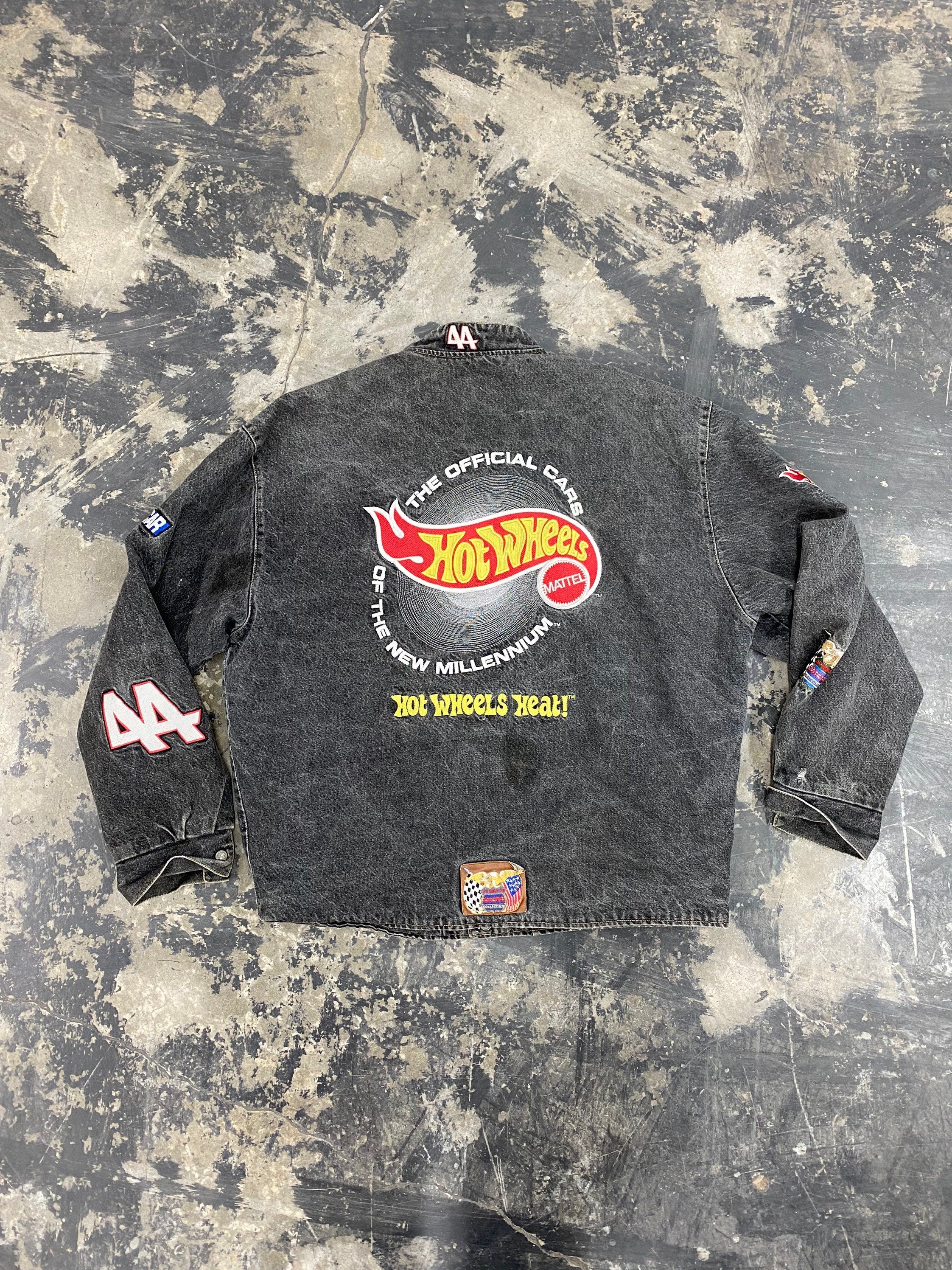 Vintage Hot Wheels Jeff Hamilton Racing Jacket Size 2XL