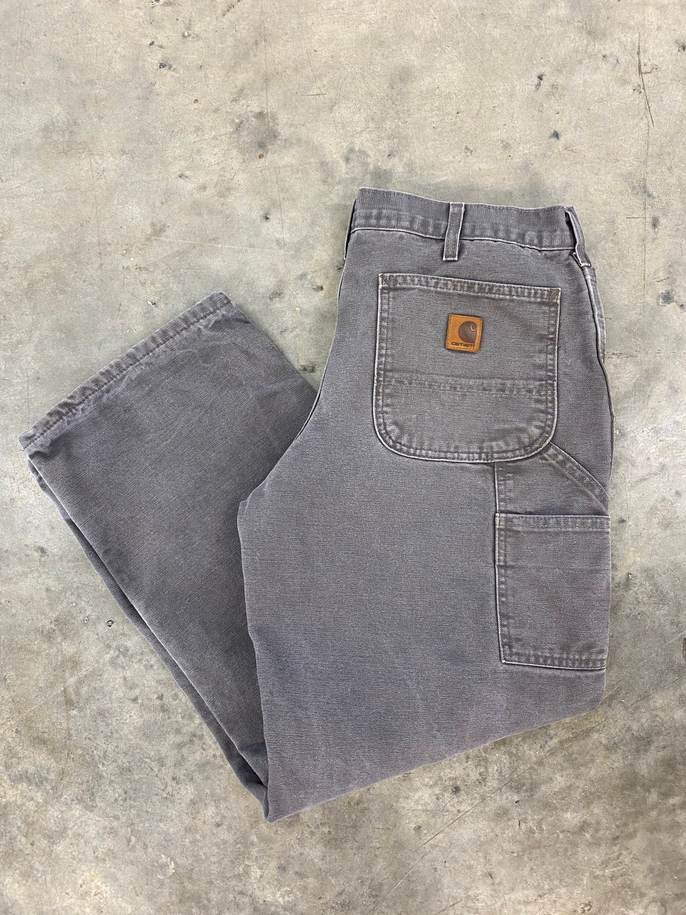 Gray best sale carhartt pants