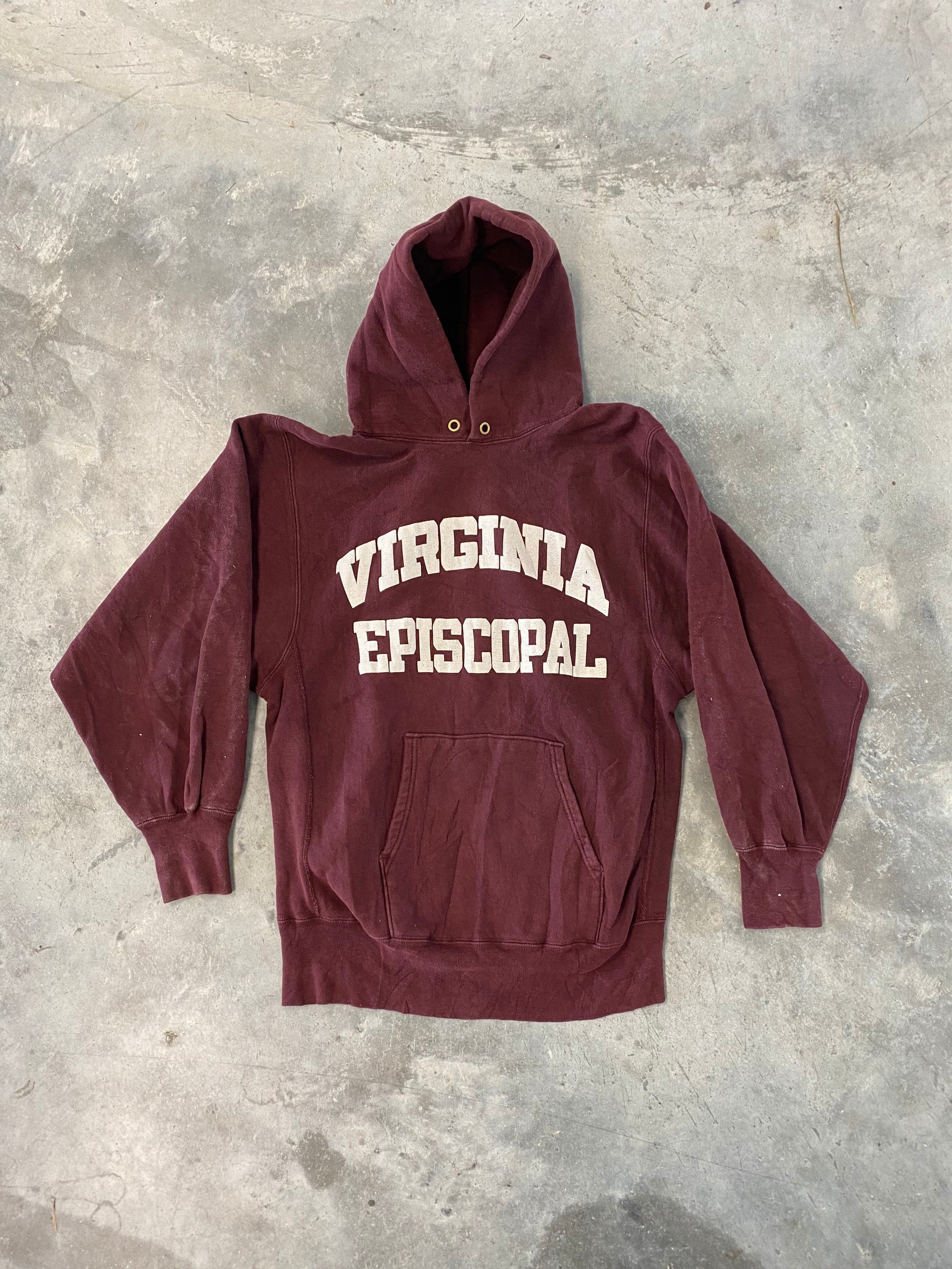 Vintage 90s Champion Reverse Weave Virginia Episcopal Hoodie