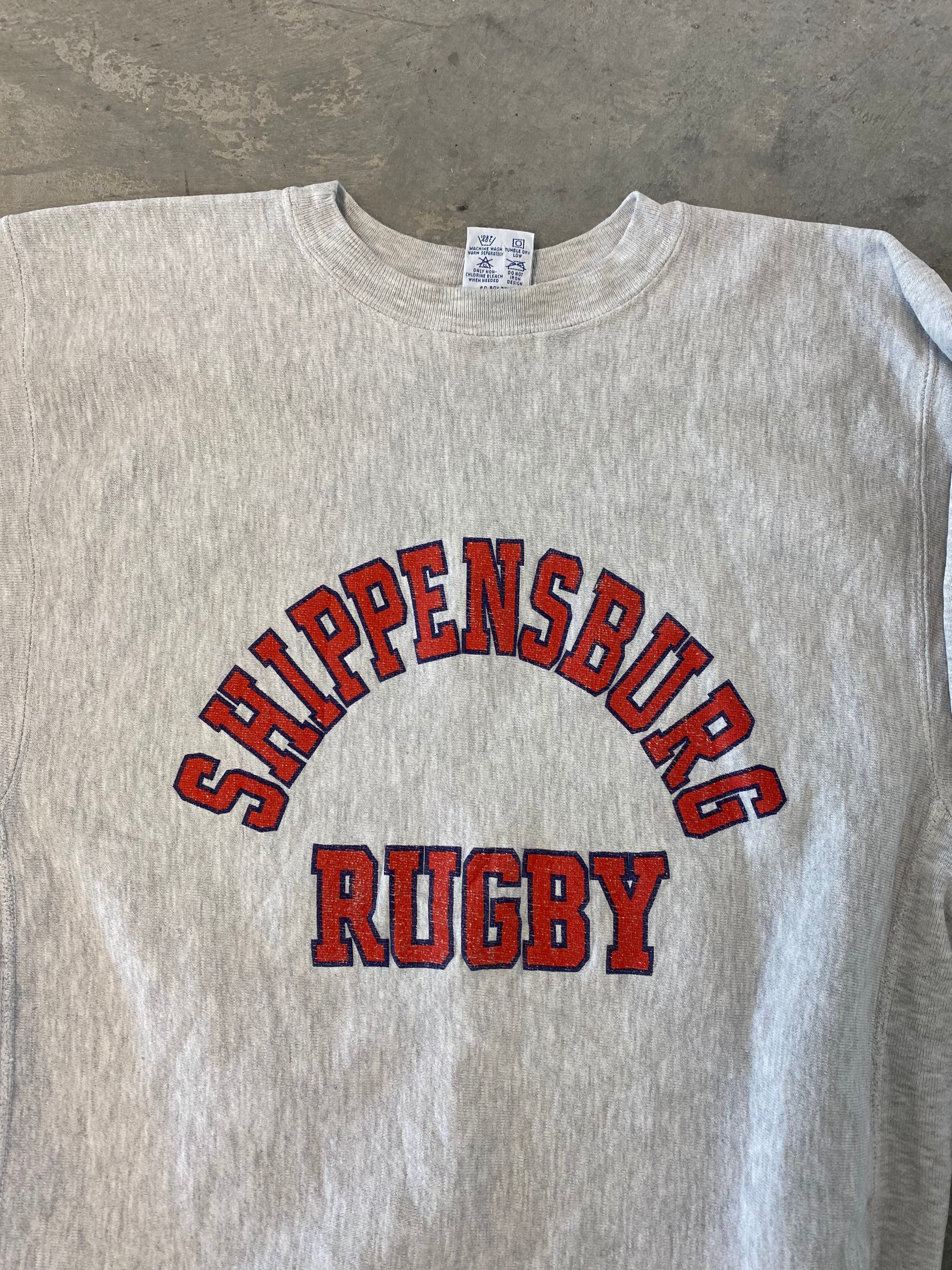 Vintage 90s Champion Reverse Weave Shippensburg Rugby Sweatshirt