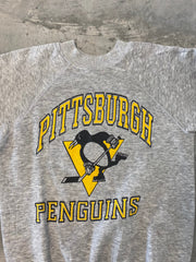 Vintage 80s Pittsburgh Penguins Sweatshirt Size Small