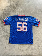 Retro Football 56 Lawrence Taylor Jersey 43 Spider 1986 XXV 1990