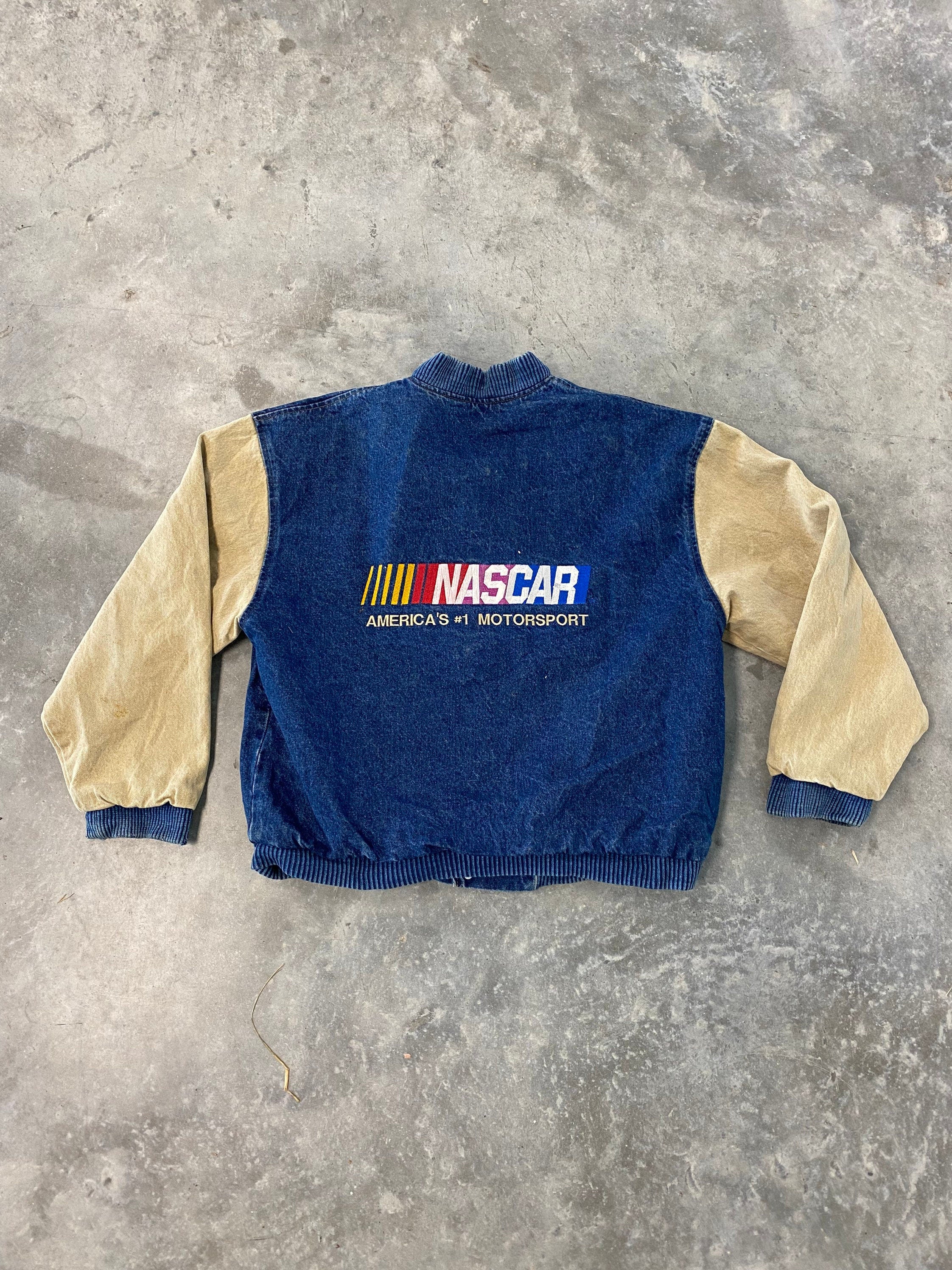 Vintage Nascar Denim Jacket Size Large