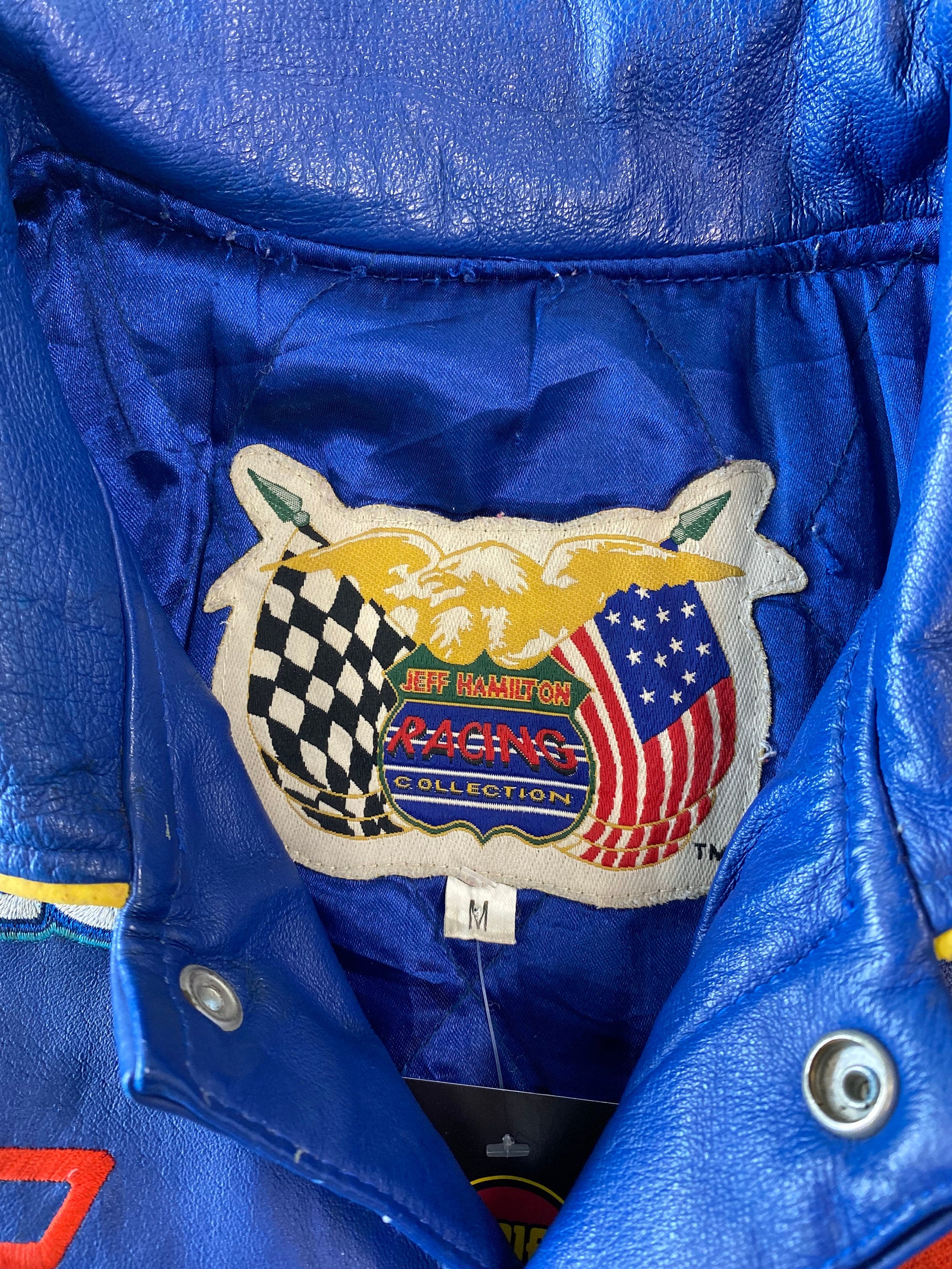 VINTAGE online LEATHER NASCAR JACKET